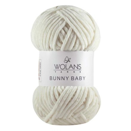 Wolans Bunny Baby fonal 10034 Törtfehér