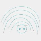 Knit Pro Mindful normál kábel 50 cm