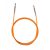 Knit Pro Színkódos Kábel Narancssárga 80 cm