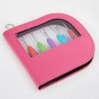 Knit Pro Wawes nyeles horgolótű szett Pink