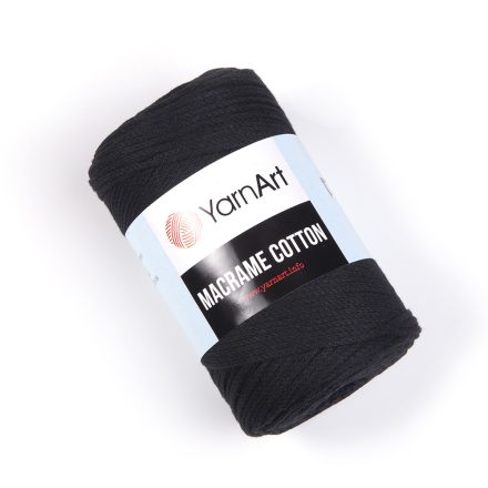 Yarn Art Macrame Cotton fonal 750 Fekete