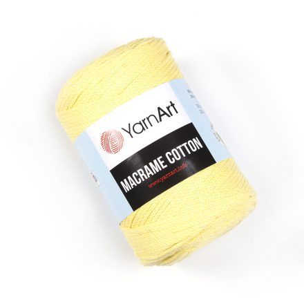 Yarn Art Macrame Cotton fonal 754 Vaníliasárga