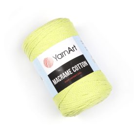Yarn Art Macrame Cotton fonal 755 Zöldessárga
