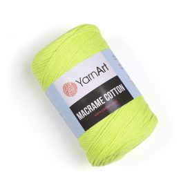 Yarn Art Macrame Cotton fonal 801 Neonzöld