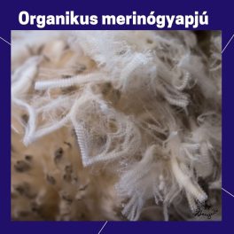 Organikus merinógyapjú