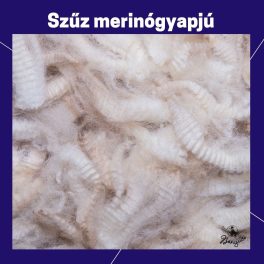 Szűz merinogyapjú